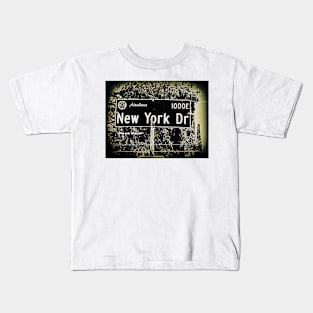 New York Drive, Altadena, CA by Mistah Wilson Kids T-Shirt